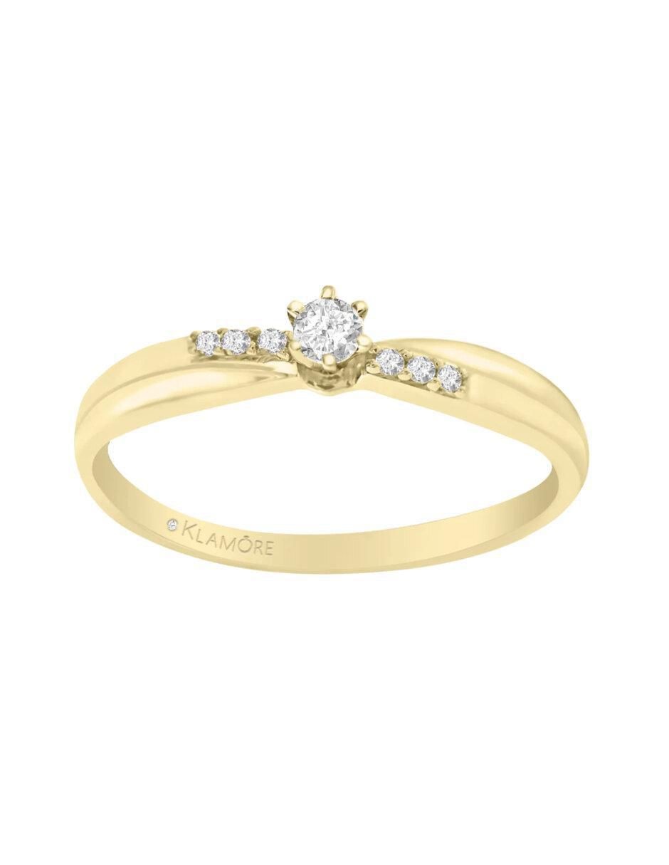 Anillo de compromiso 14 k Natalie diamante Anillo de compromiso 14 k Natalie diamante