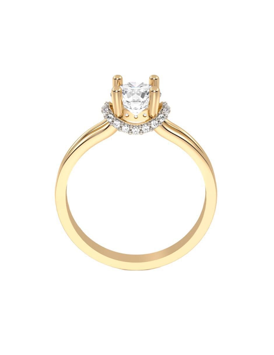 Anillo de compromiso 14 k 5