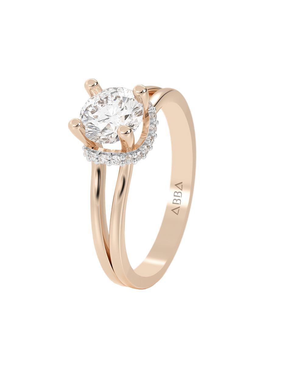 Anillo de compromiso 14 k 2