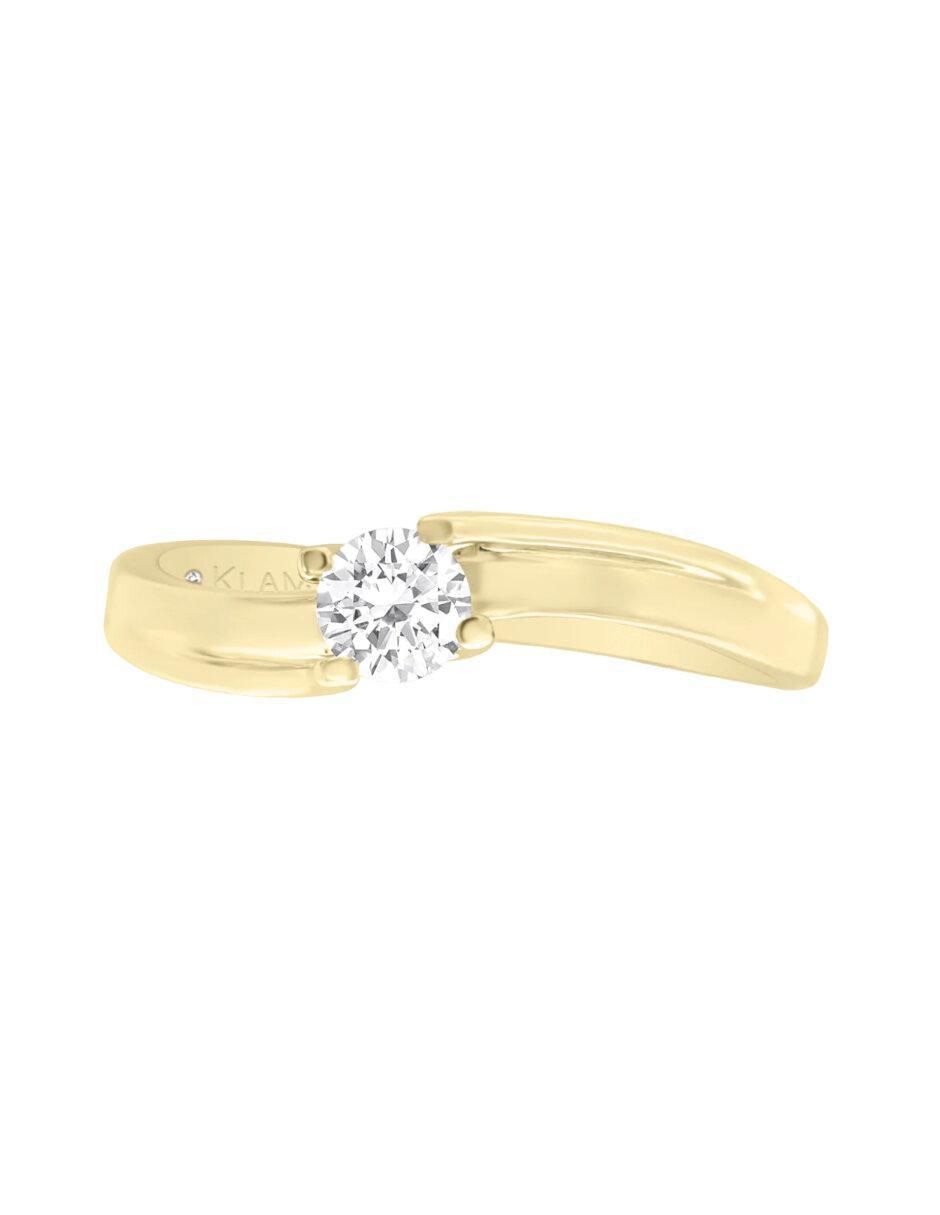 Anillo de compromiso 14 k Raiza diamante Anillo de compromiso 14 k Raiza diamante