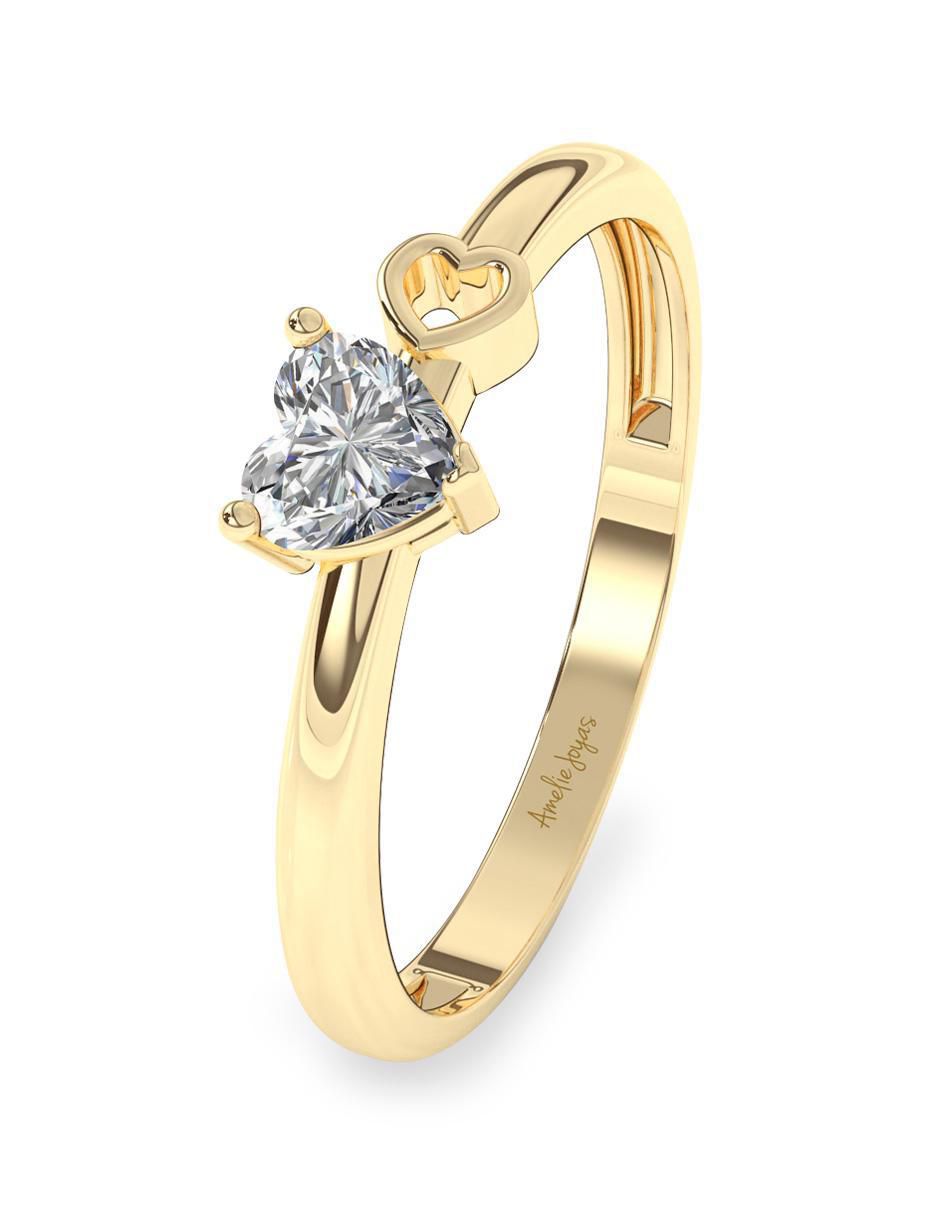 Anillo de compromiso 14 k 3