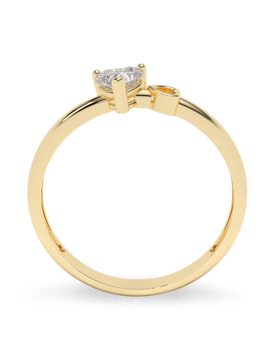 Anillo de compromiso 14 k 4
