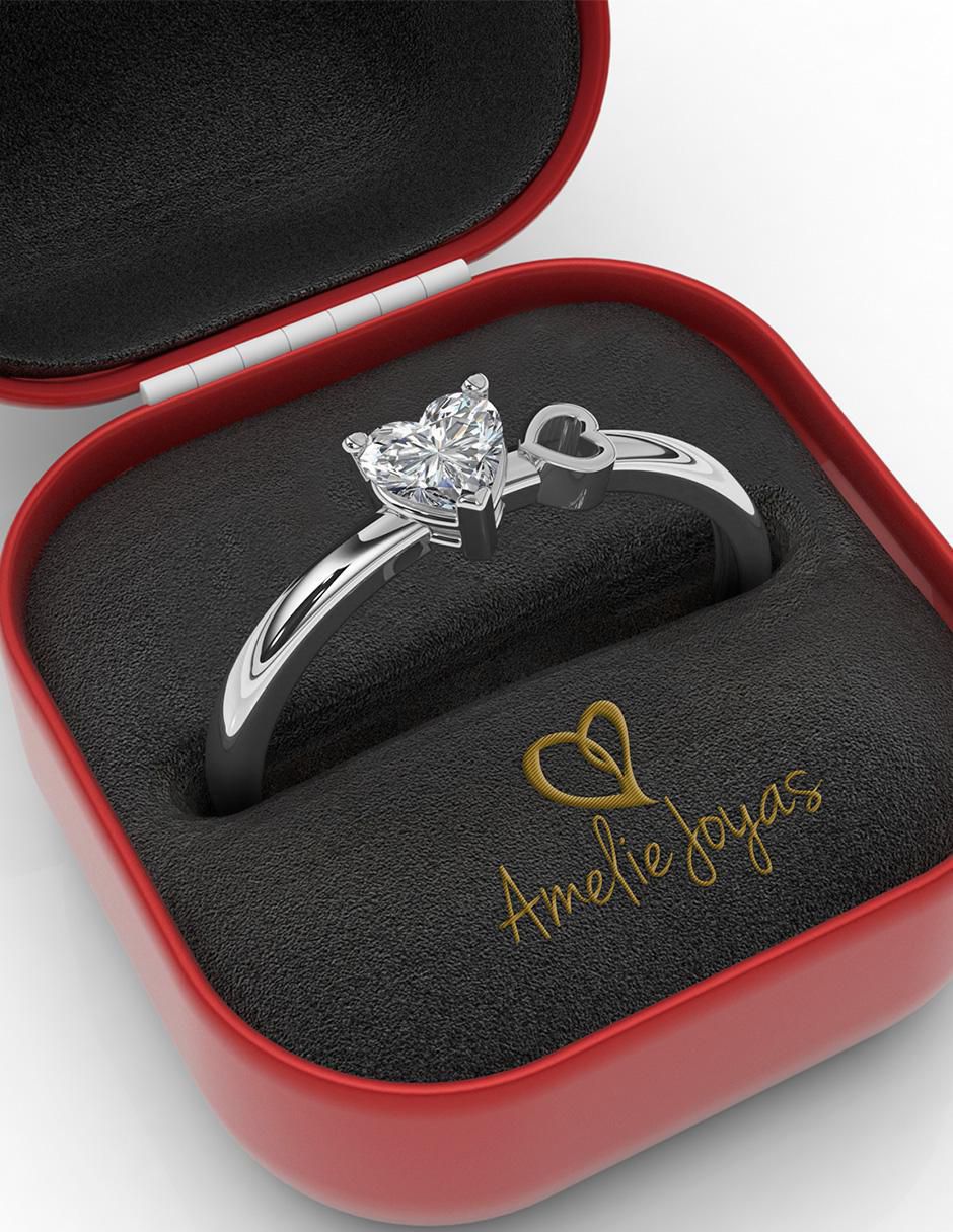 Anillo de compromiso 14 k 4