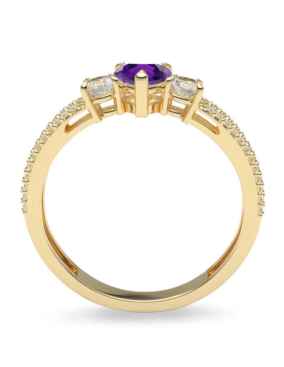 Anillo de compromiso 10 k 3