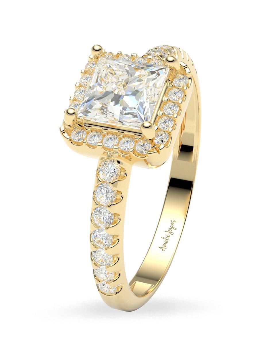 Anillo de compromiso 10 k 3