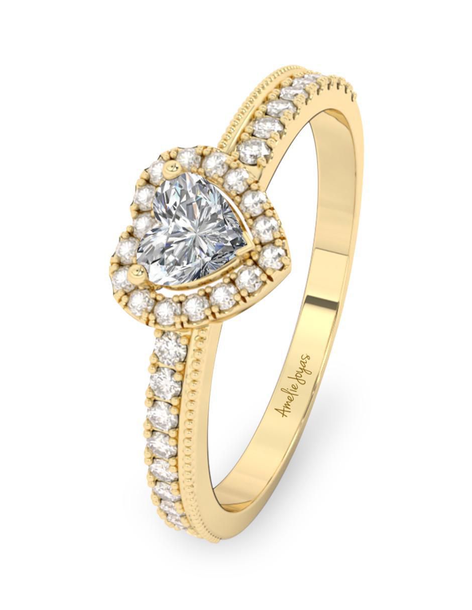 Anillo de compromiso 10 k 4