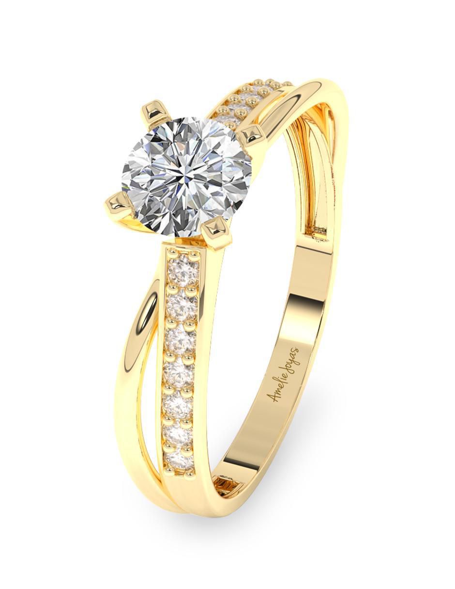Anillo de compromiso 10 k 5
