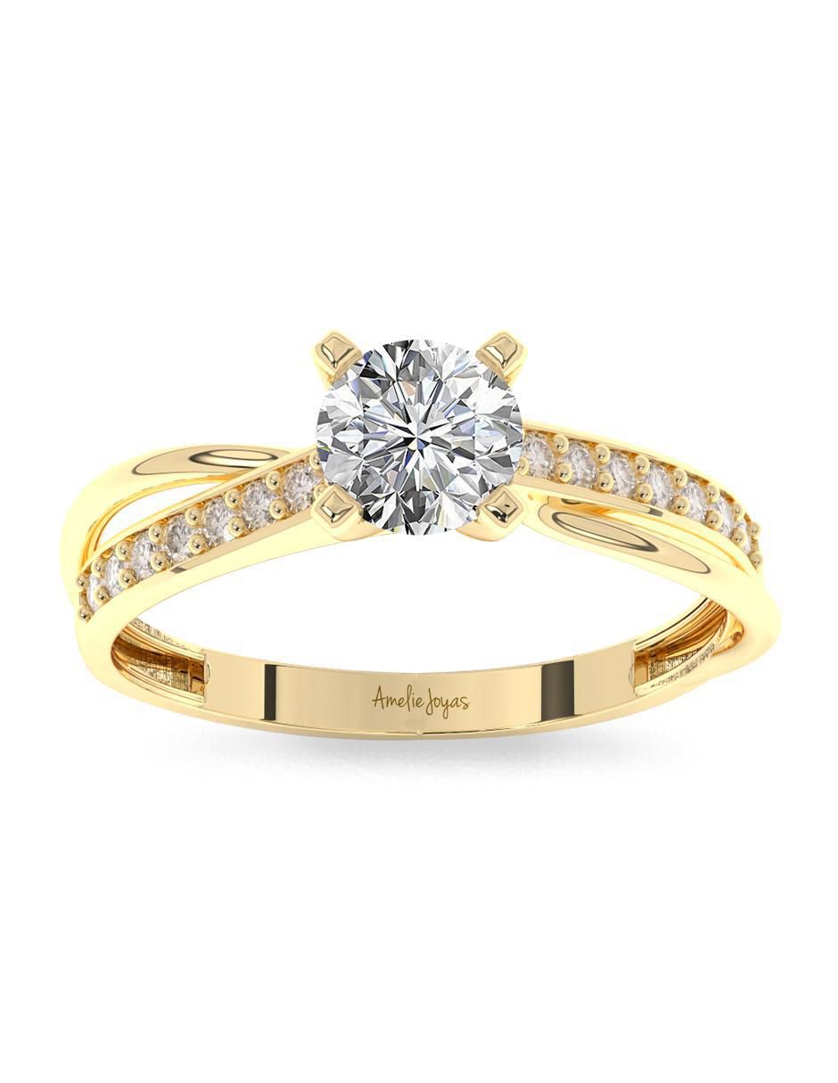 Anillo de compromiso 10 k 3