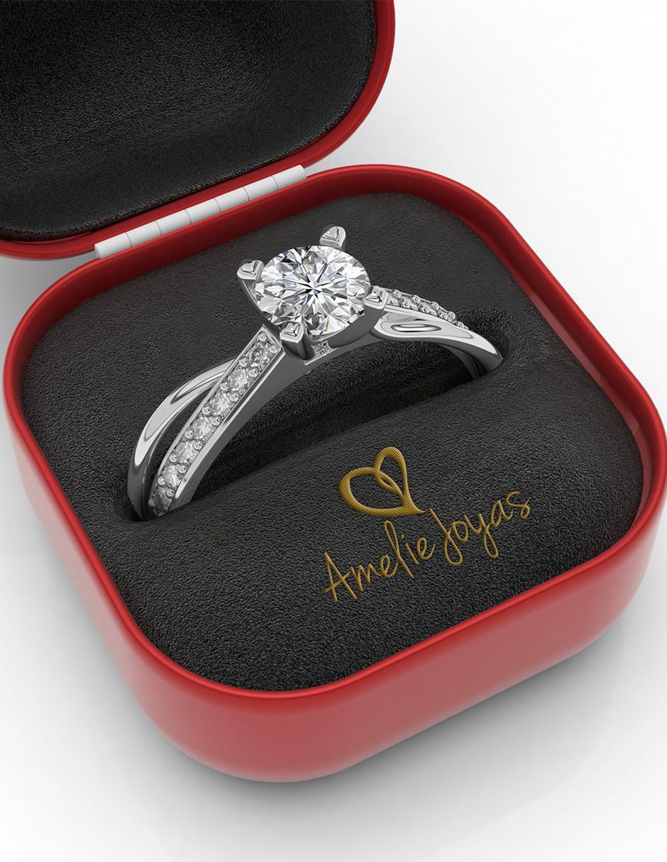 Anillo de compromiso 10 k 5