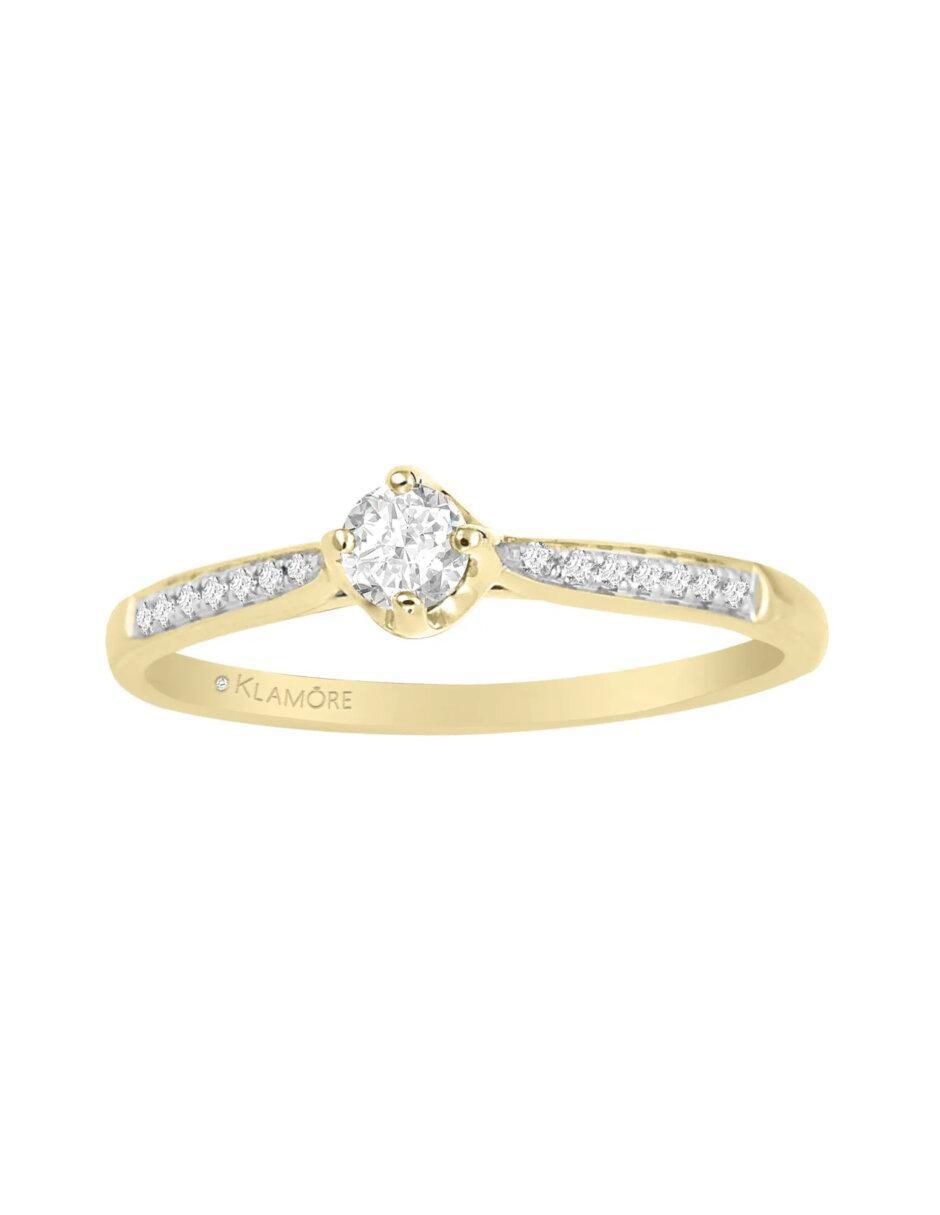Anillo de compromiso 14 k Florenza diamante Anillo de compromiso 14 k Florenza diamante