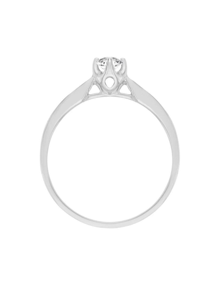 Anillo de compromiso 14 k Florenza diamante 5