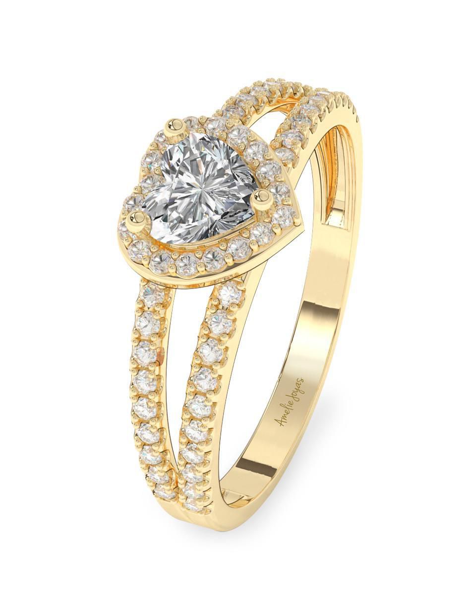 Anillo de compromiso 10 k 3