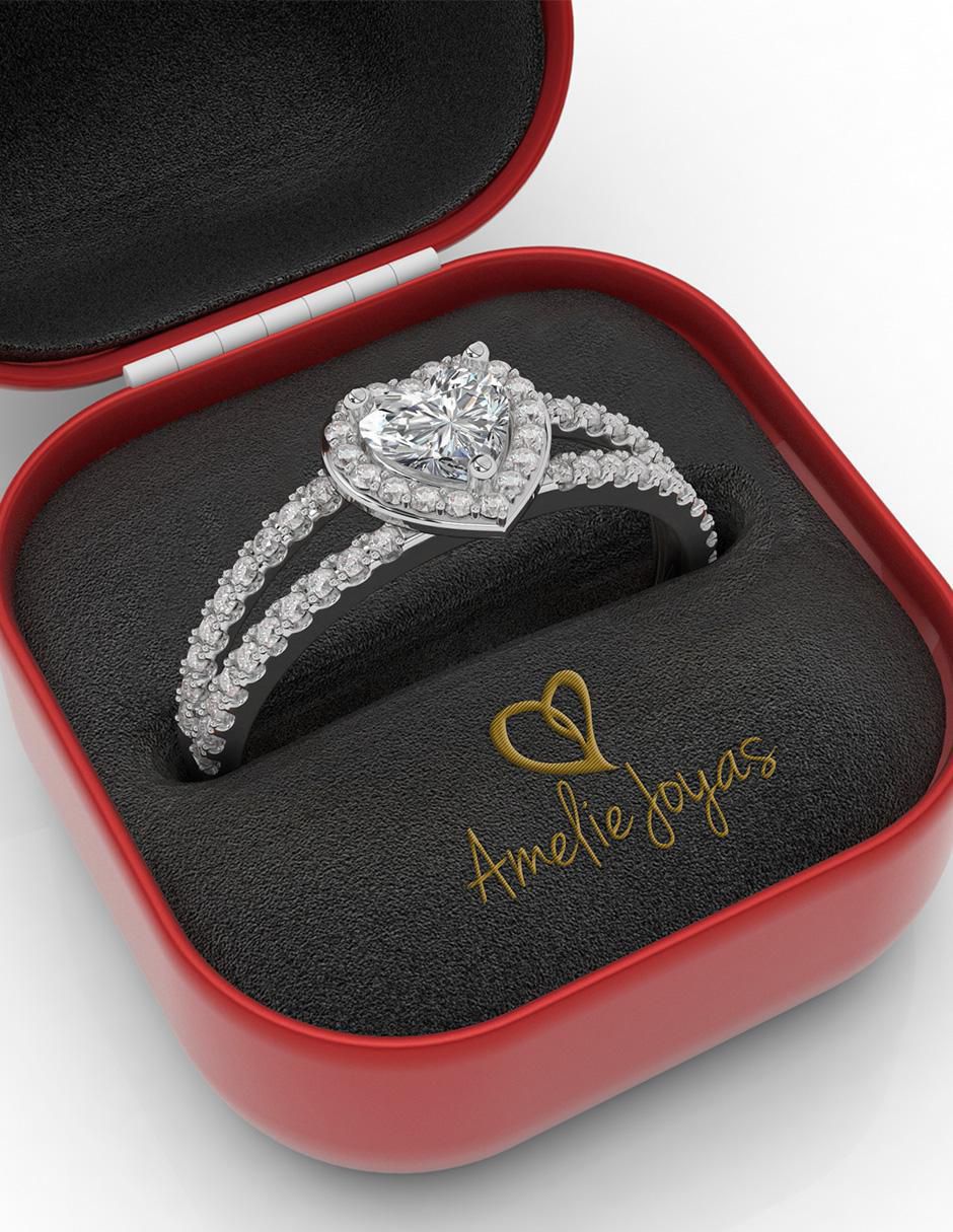 Anillo de compromiso 10 k 4