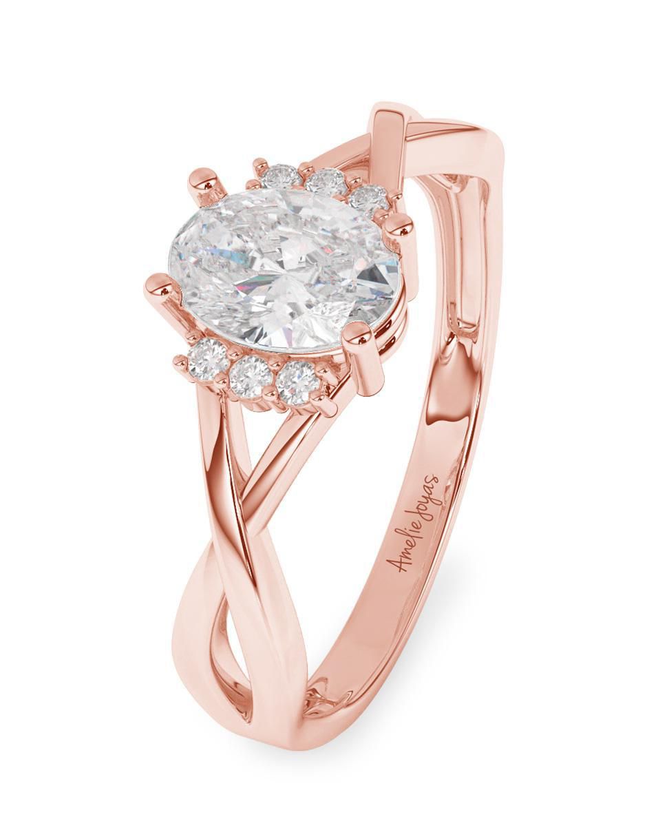 Anillo de compromiso 10 k 2