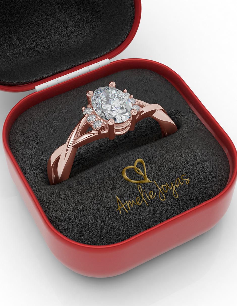 Anillo de compromiso 10 k 4