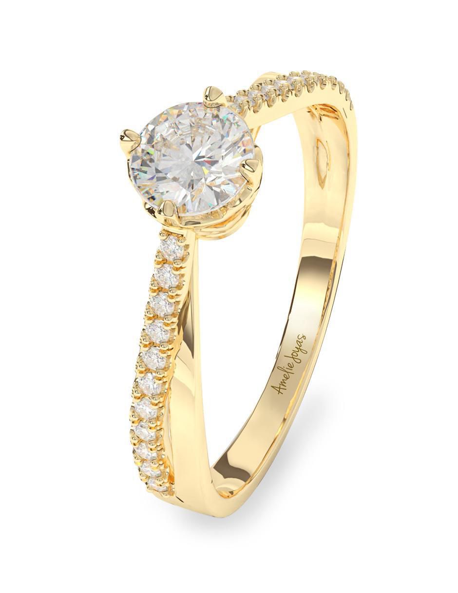 Anillo de compromiso 10 k 4