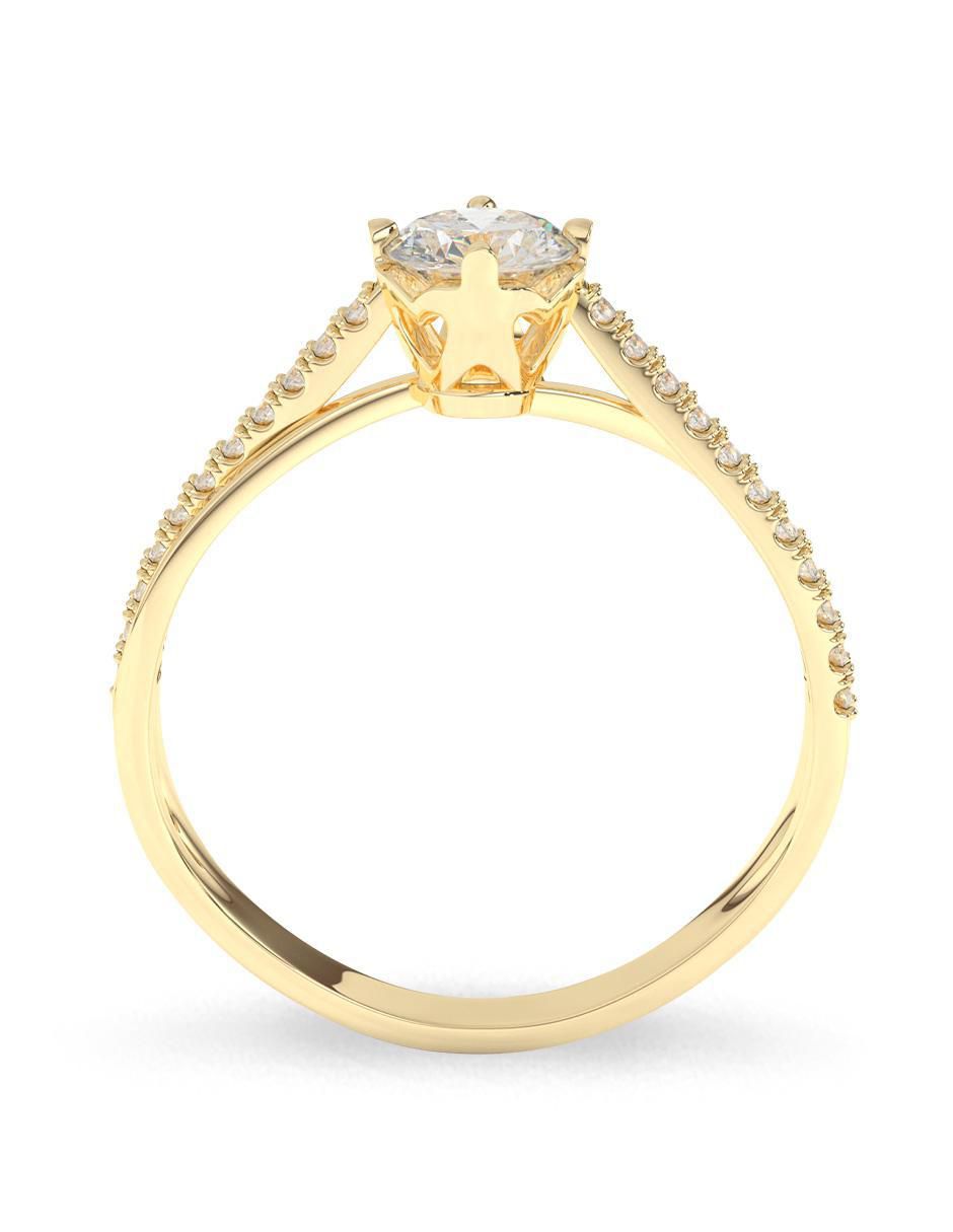 Anillo de compromiso 10 k 3