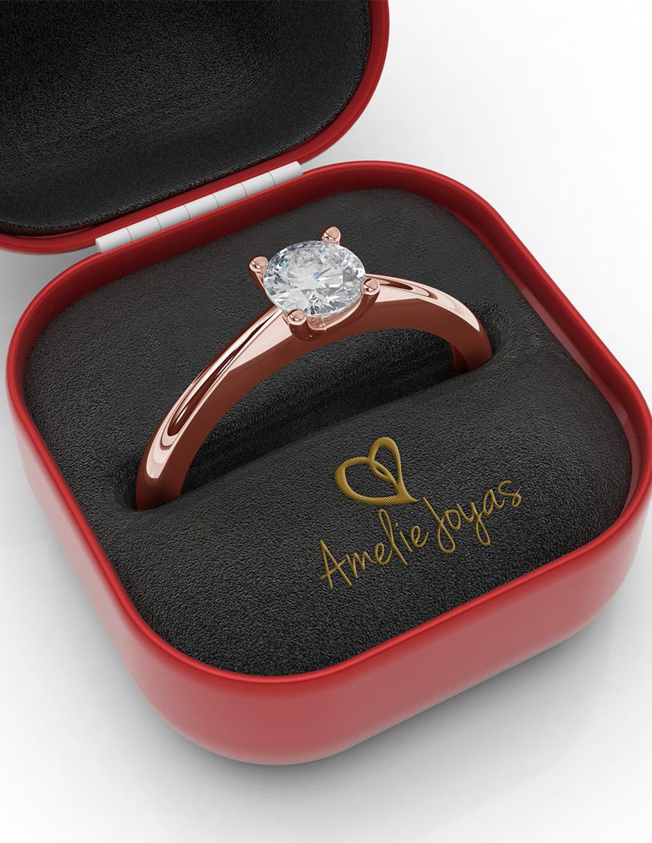 Anillo de compromiso 10 k 4