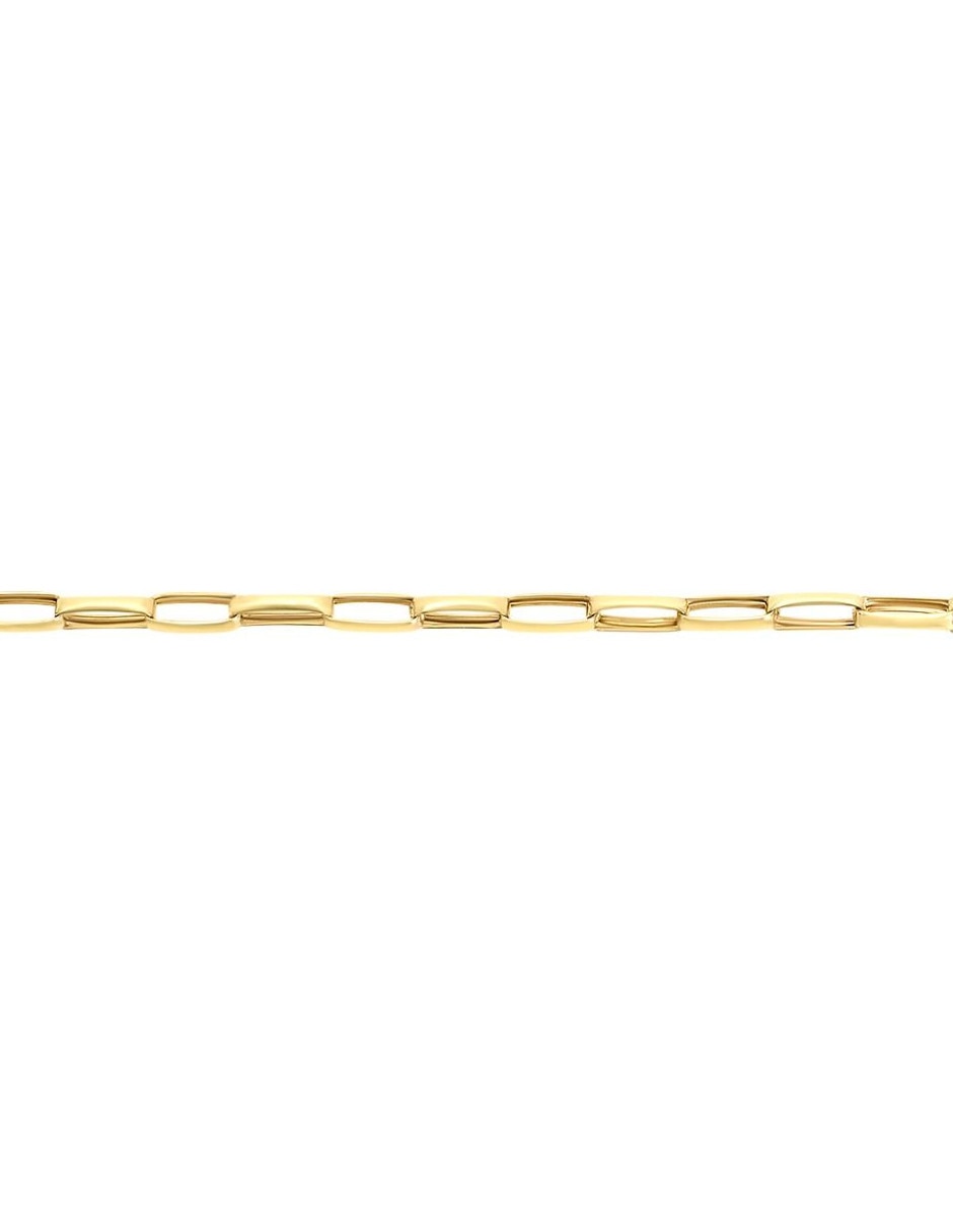 Pulsera de oro amarillo 14 K acabado brillante 2