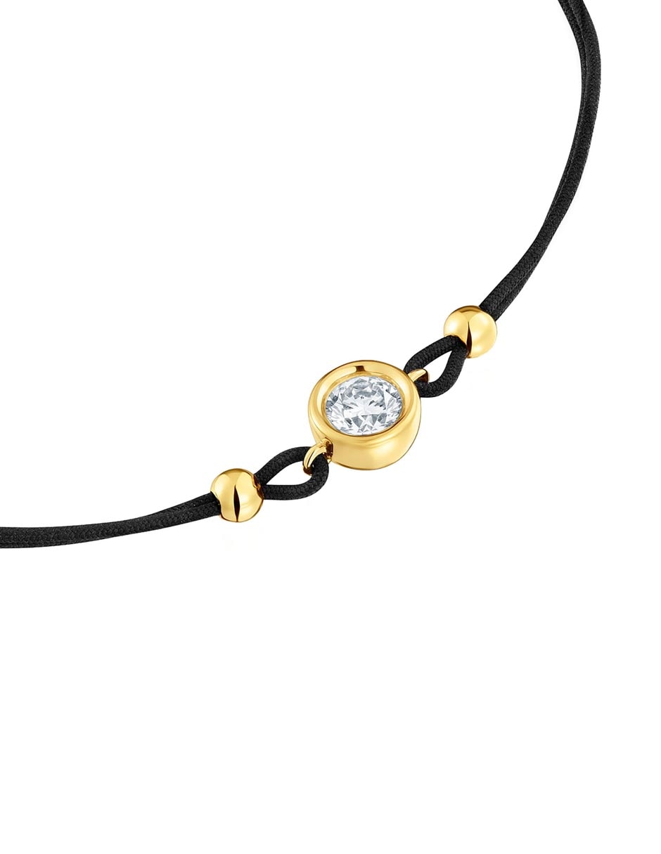 Pulsera de plata con diamante P 925 Line Lgd acabado liso 3