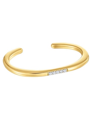 Pulsera de plata P 925 Line acabado baño de oro