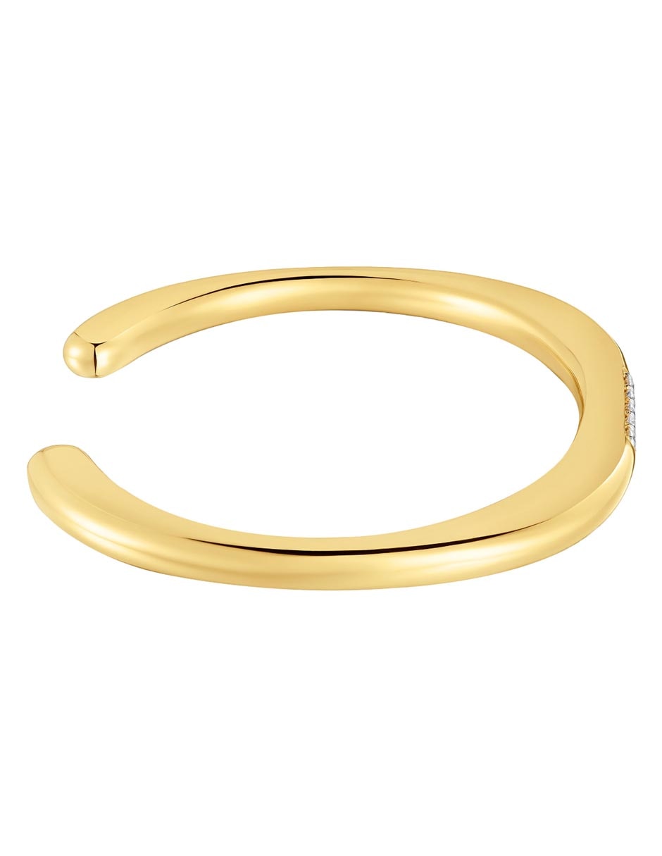Pulsera de plata P 925 Line acabado baño de oro 3