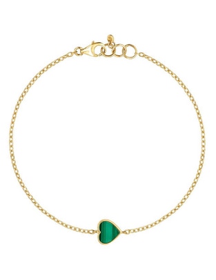 Pulsera de oro 14 K Xxs con acabado liso 1