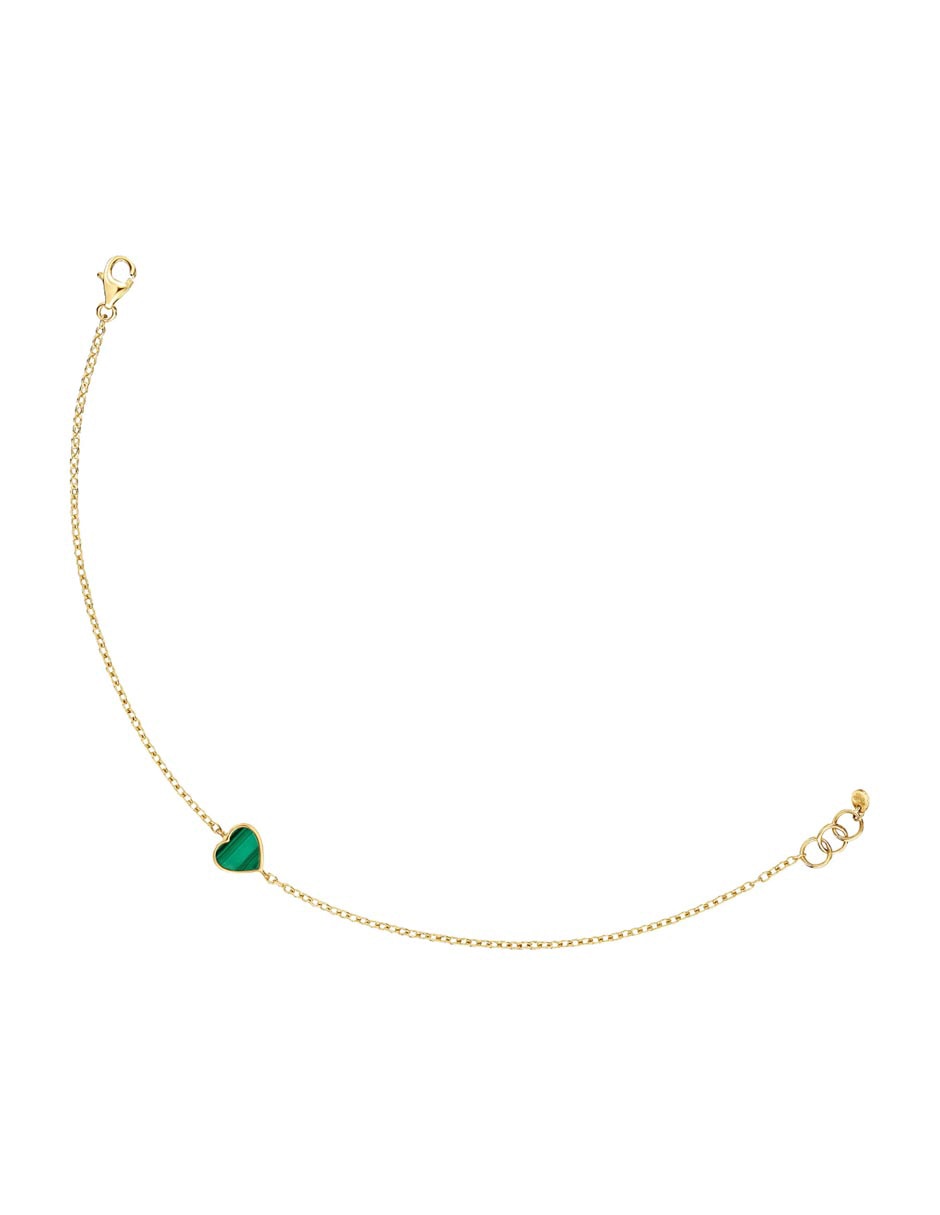 Pulsera de oro 14 K Xxs con acabado liso 2
