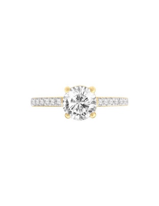 Anillo de compromiso 14 k Rita diamante Anillo de compromiso 14 k Rita diamante