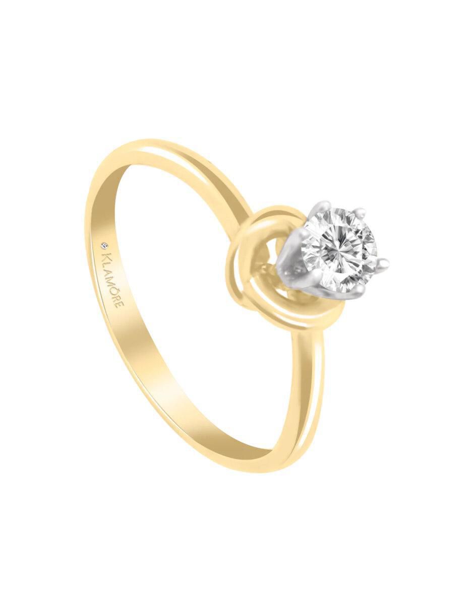 Anillo de compromiso 14 k Legende diamante 3