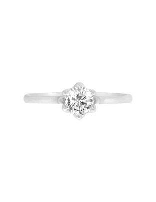 Anillo de compromiso 14 k Protea diamante Anillo de compromiso 14 k Protea diamante