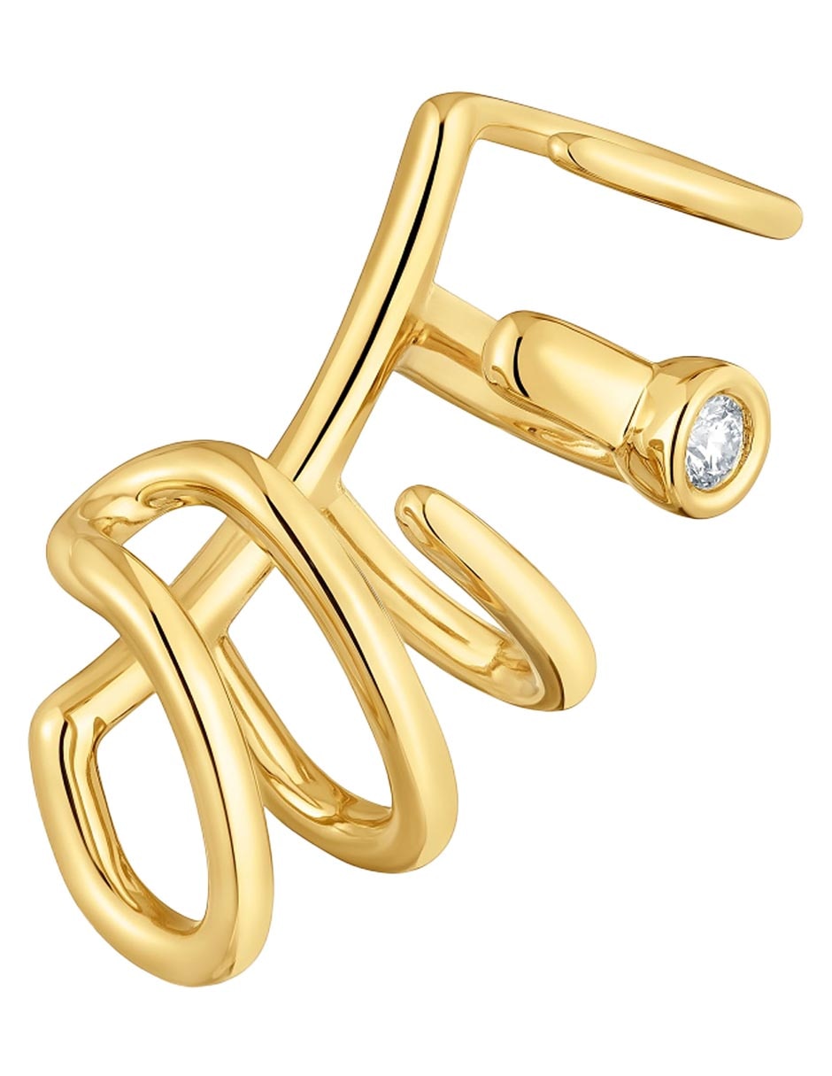 Aretes de plata P 925 diamante 2