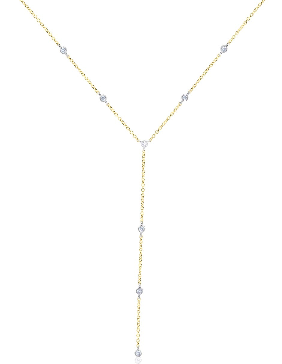 Collar Meira T de oro amarillo 14 K