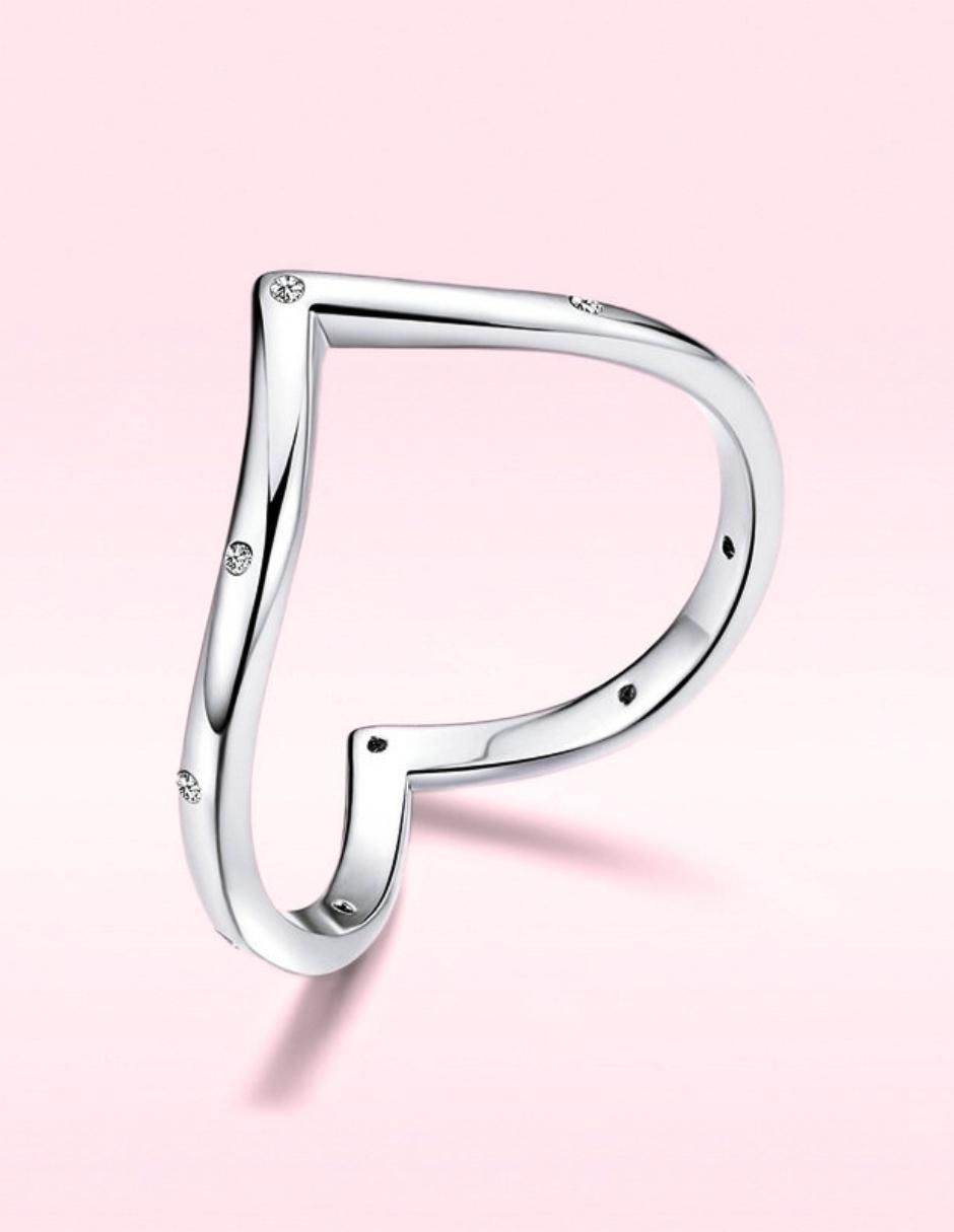 Anillo I Love You To Infinity And Beyond P 925 de plata zirconia cúbica brillante