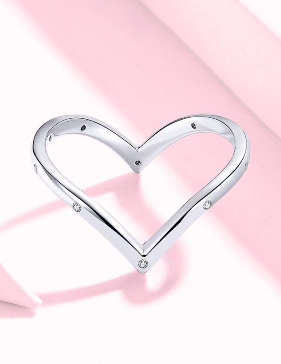 Anillo I Love You To Infinity And Beyond P 925 de plata zirconia cúbica brillante