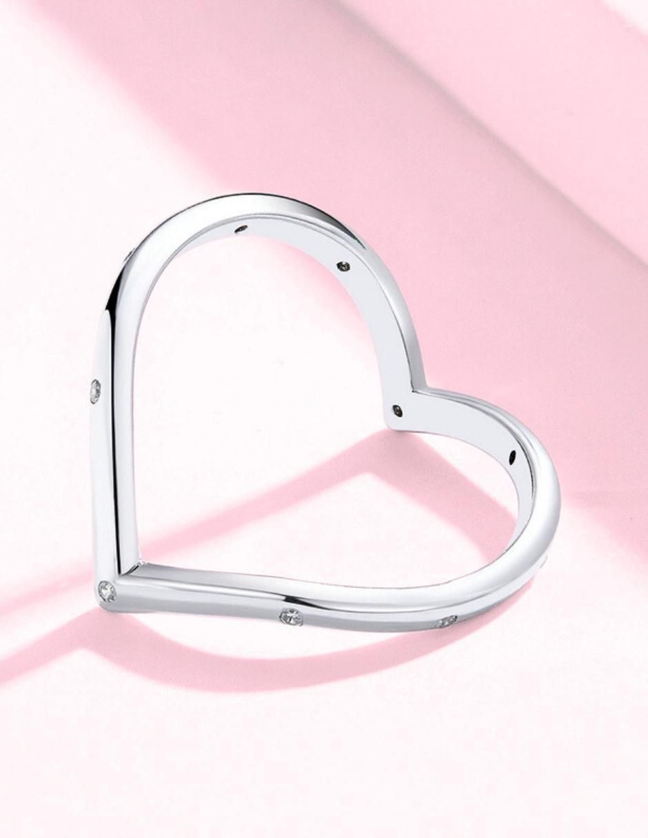 Anillo I Love You To Infinity And Beyond P 925 de plata zirconia cúbica brillante 7