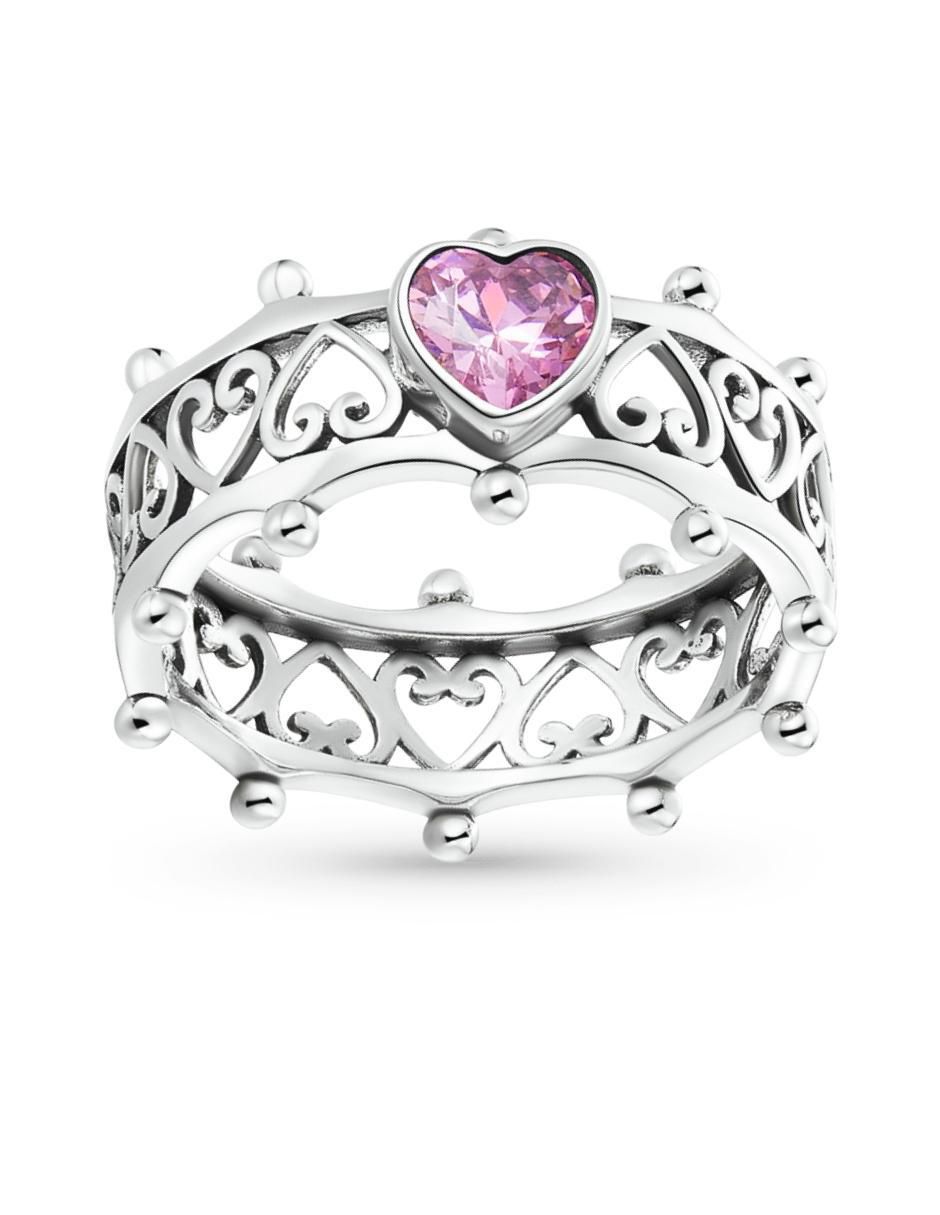 Anillo de corazón Eternity Moments P 925 de plata zirconia cúbica brillante
