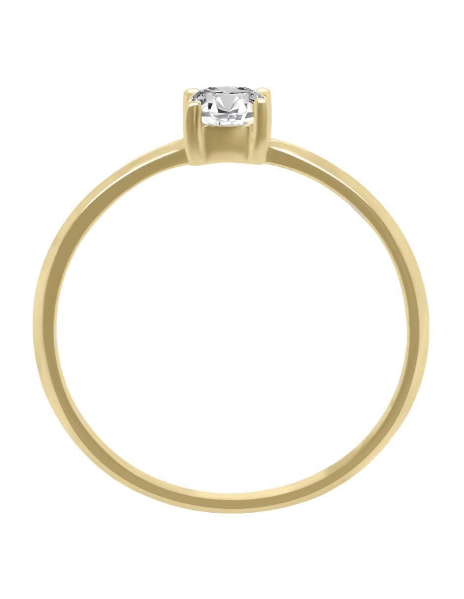 Anillo de compromiso 14 k Diavik diamante 3