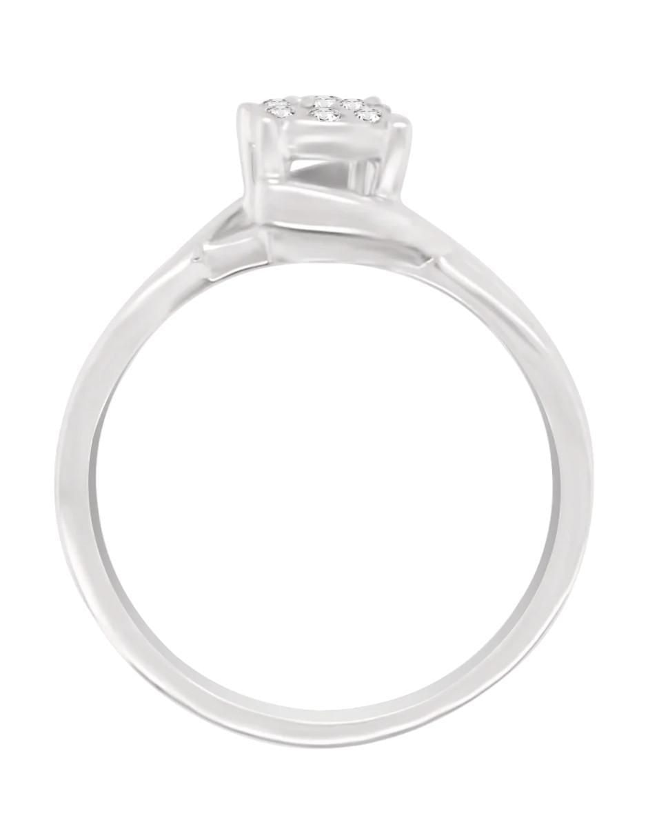 Anillo de compromiso 14 k Vane diamante 5