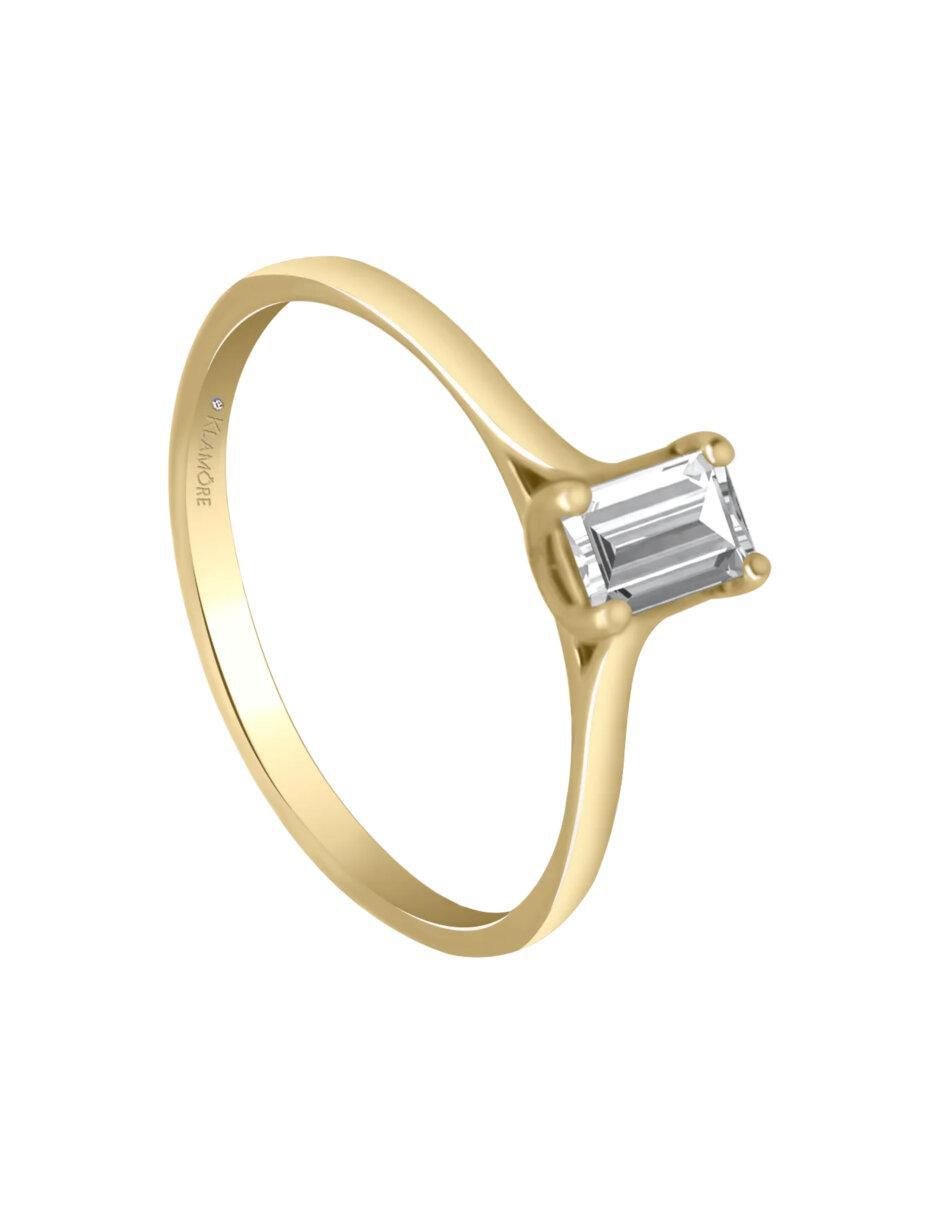 Anillo de compromiso 14 k Kaela diamante 5