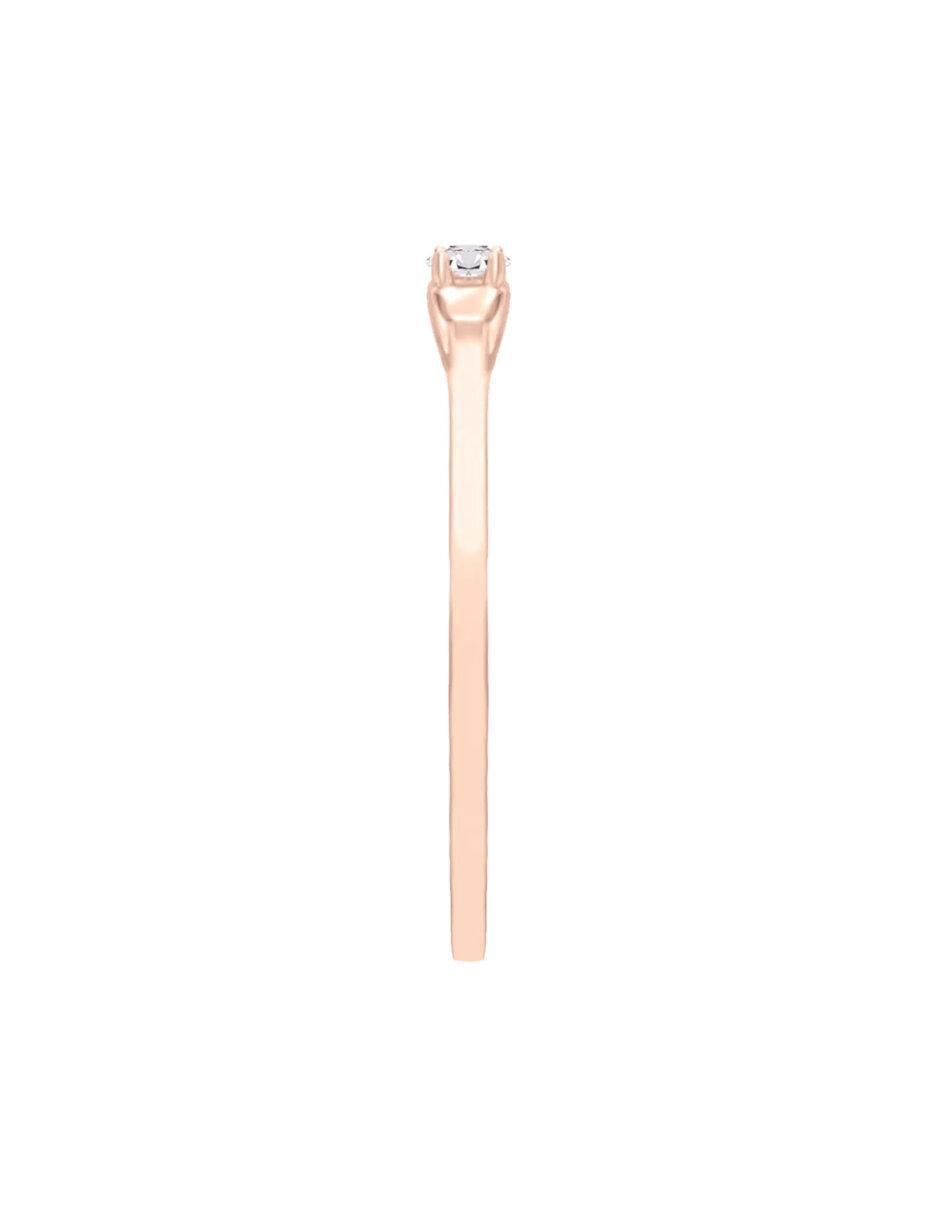 Anillo de compromiso 14 k Tasi diamante 4
