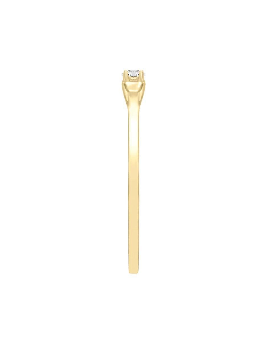 Anillo de compromiso 14 k Tasi diamante 4