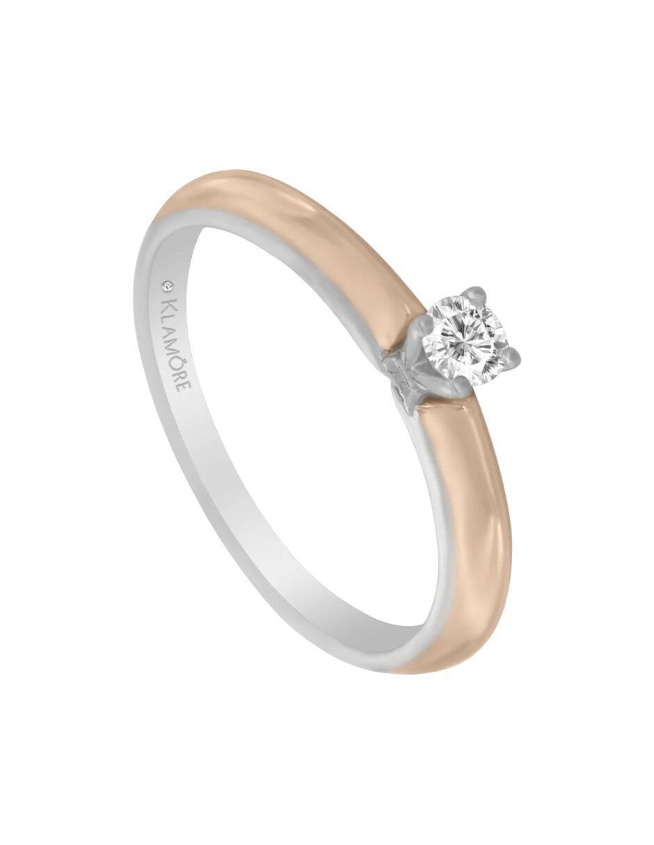 Anillo de compromiso 14 k Maria Jose diamante 5