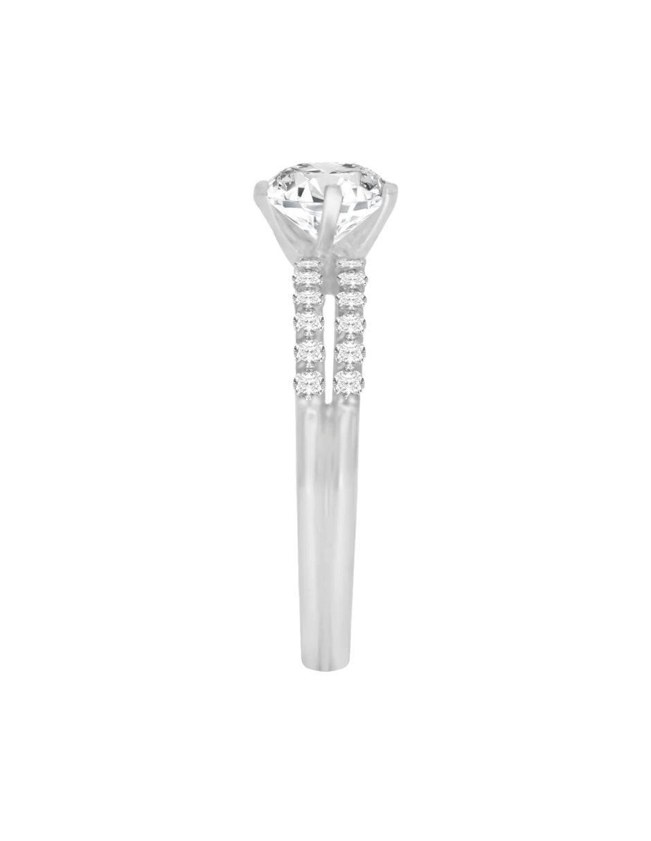Anillo de compromiso 14 k Ivy diamante 4