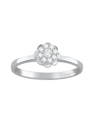 Anillo de compromiso 14 k Ferne diamante