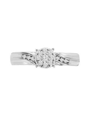Anillo de compromiso 14 k Mara diamante Anillo de compromiso 14 k Mara diamante