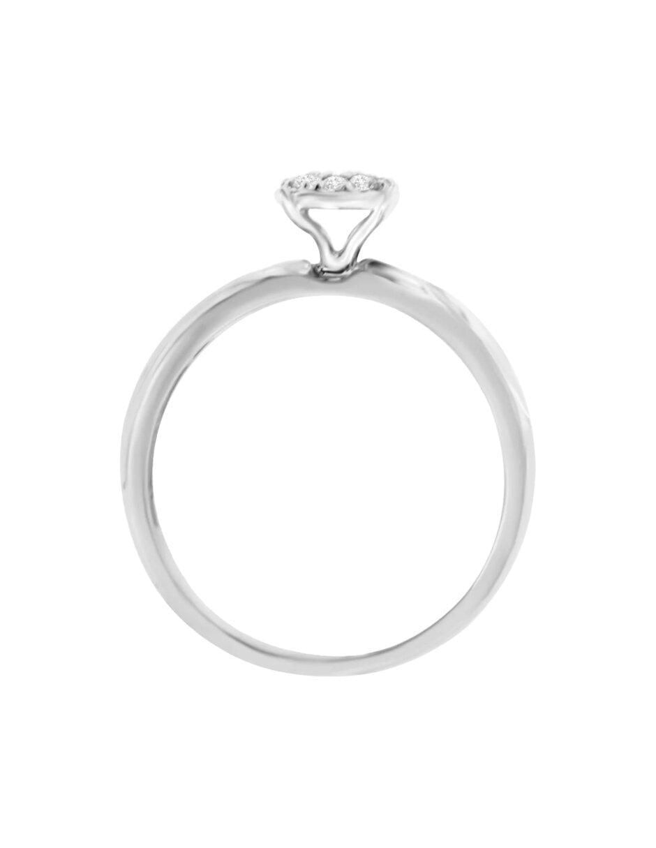 Anillo de compromiso 14 k Mara diamante 4