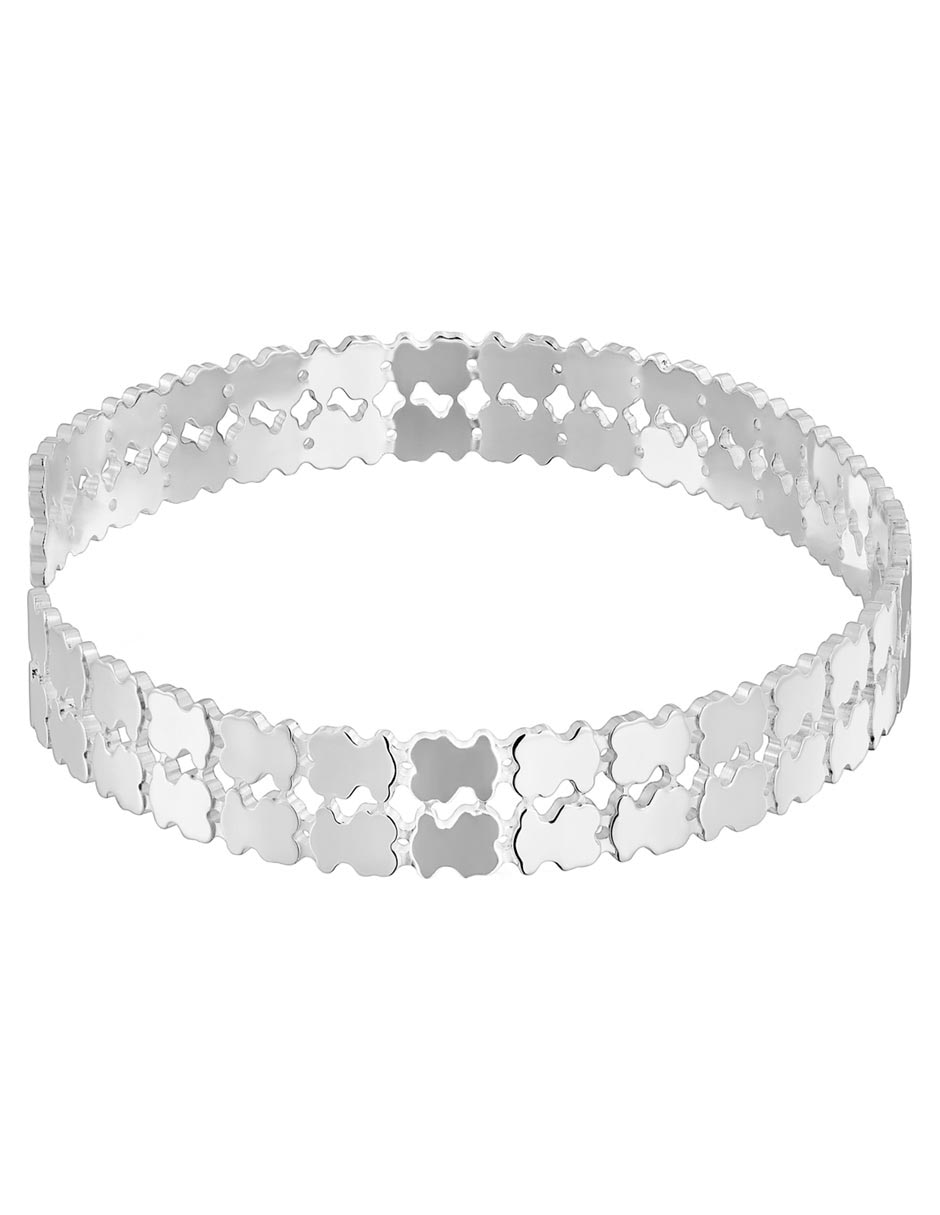 Brazalete de plata p 925 Sweet 40S con acabado brillante 3