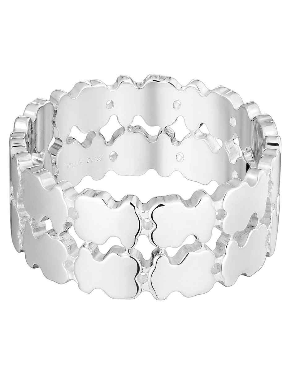Anillo de oso Sweet 40S Oso P 925 de plata brillante 11