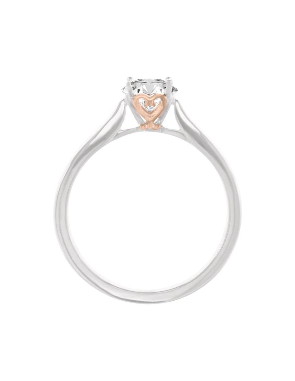 Anillo de compromiso 14 k Florence diamante 3